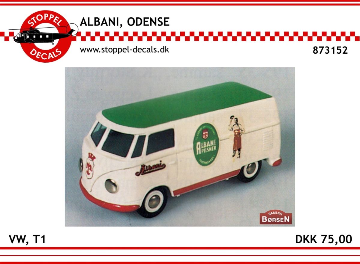 ALBANI ODENSE VW T1 1 87 A G HobbyPlastik Dk