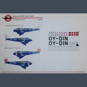 D.H. 89 DRAGON RAPIDE OY-DIN