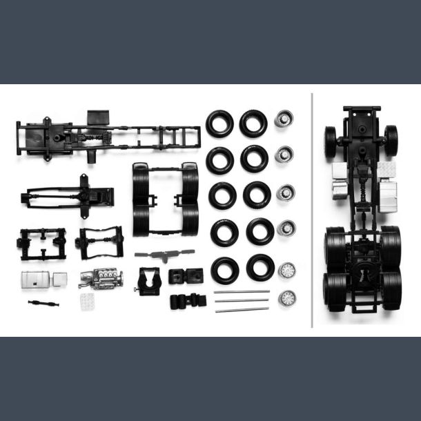 Fahrgestell Zugmaschine Scania, 3-achs, Allrad (6x6)