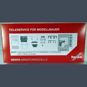 Fahrerhaus Scania R13 TL mit Windleitblech und Dachspoiler