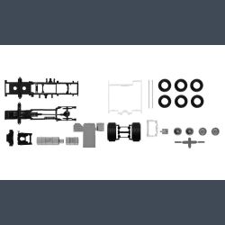 Fahrgestell Scania CS 20 mit Chassissverkleidung