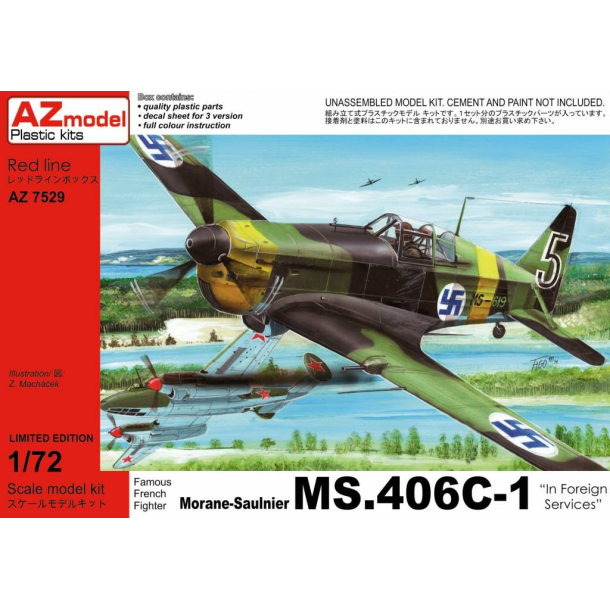 Morane-Saulnier MS.406C-1 "In Foreign Services" Famous French Fighter