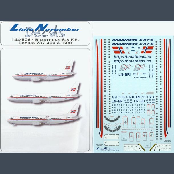 Braathens S.A.F.E. Boeing 737-400 &amp; -500