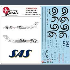 SAS MD-87 SE-DIP with Copenhagen 96 cs