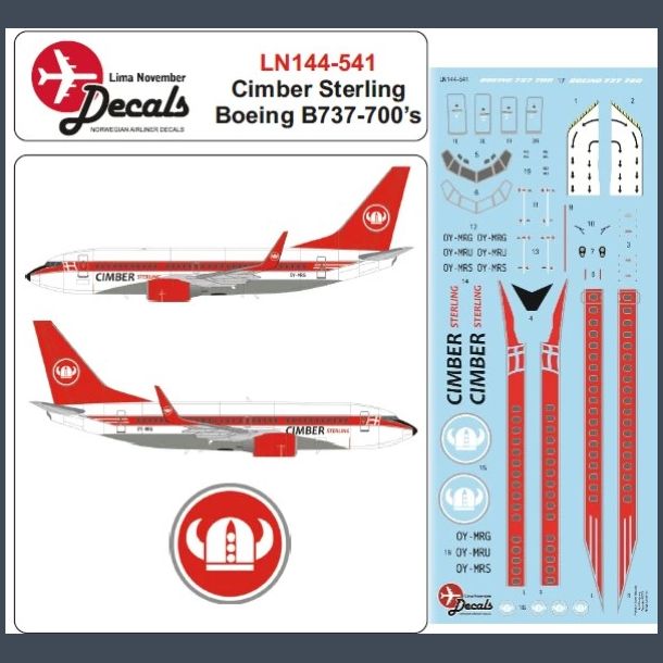 Cimber Sterling Boeing B737-700�s