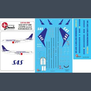 SAS B737-800 LN-RPM send Eurobonus cs