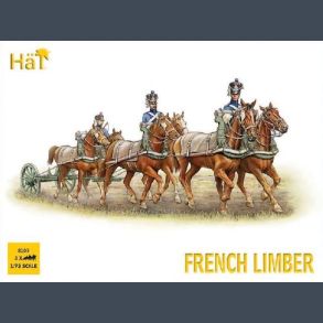 Napoleonic French 6 Horse Limber Team x 3
