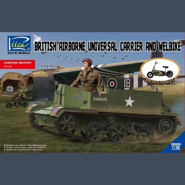 British Airborne Universal Carrier and Welbike - Limited edition