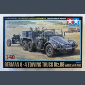 German 6x4 Towing Truck Kfz.69 with 3.7 cm Pak