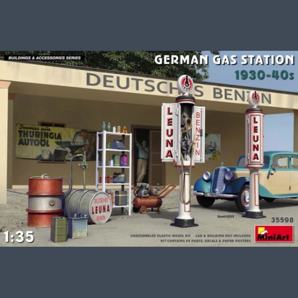 German Gas Station 1930-40s