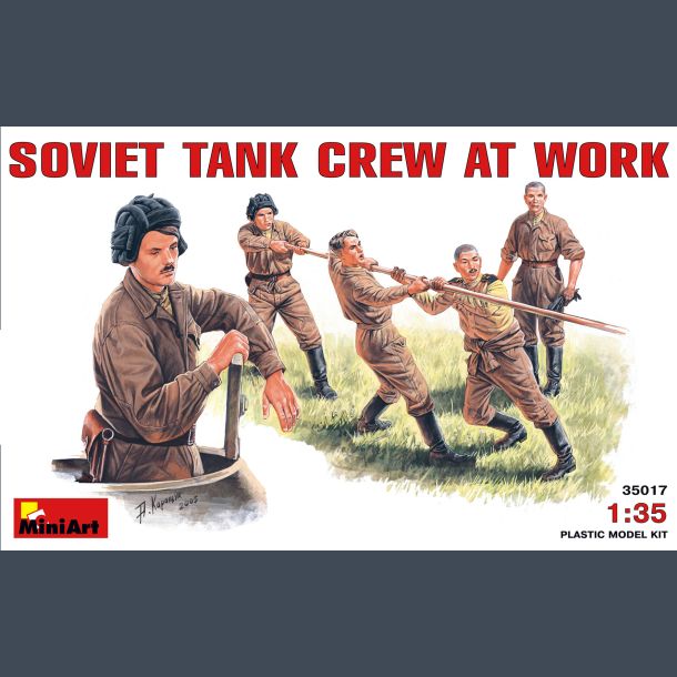 Soviet Tank Crew At Work