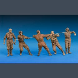 Soviet Tank Crew At Work