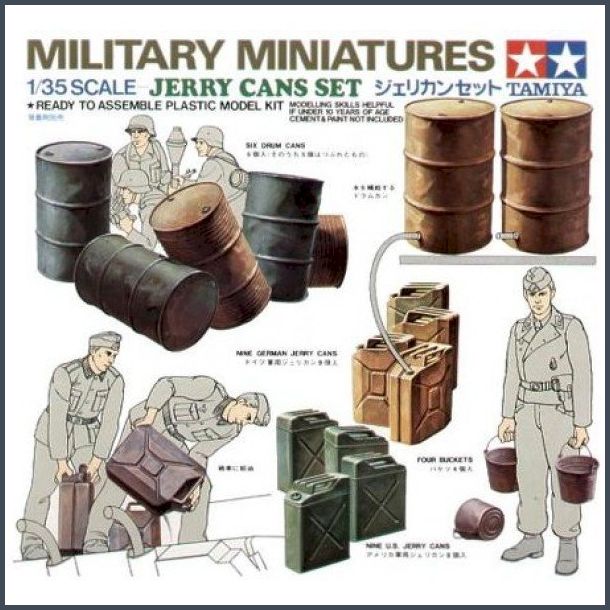 Jerry Cans Set - Military miniatures