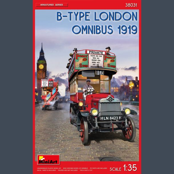 B-type LONDON omnibus 1919