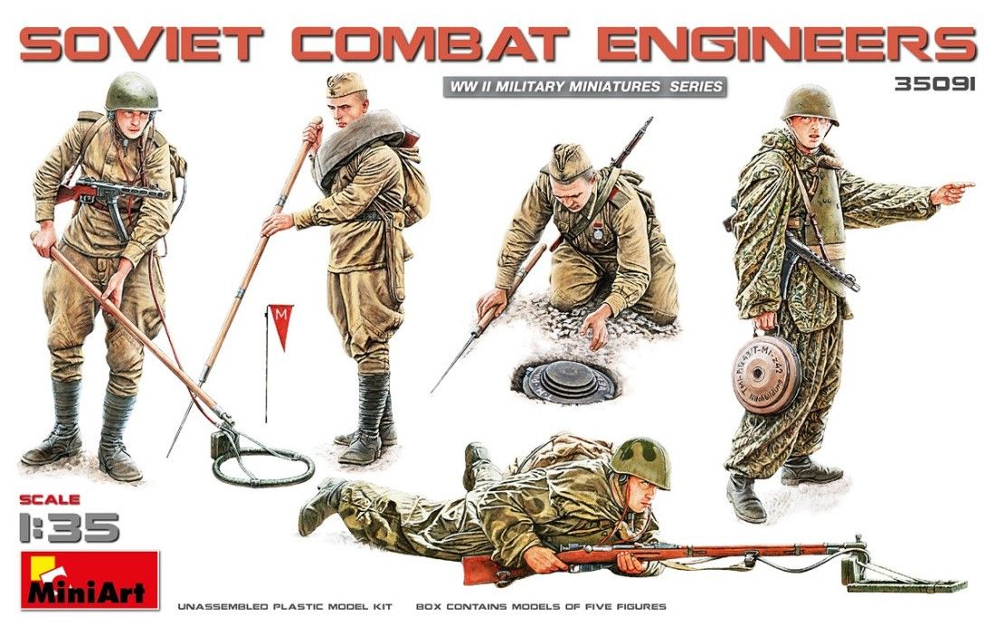 SOVIET COMBAT ENGINEERS - 1:35 - HobbyPlastik.dk