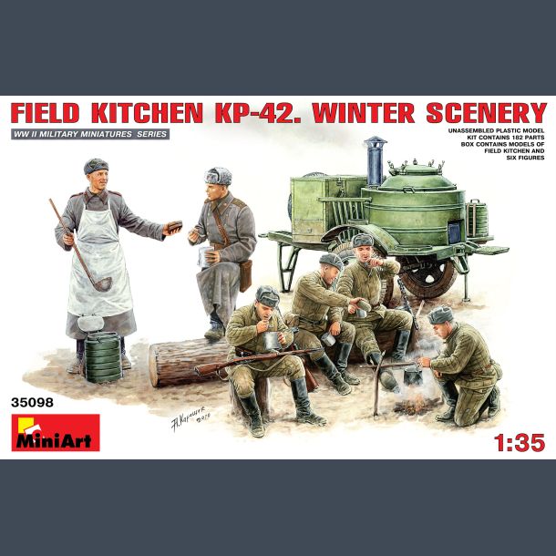 Field Kitchen KP-42. Winter Scenery