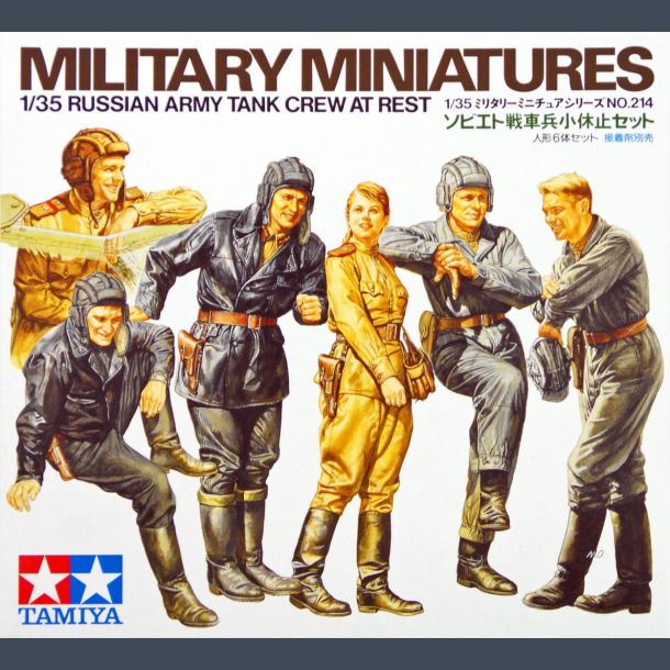 Military Miniatures - Russian Army Tank Crew At Rest