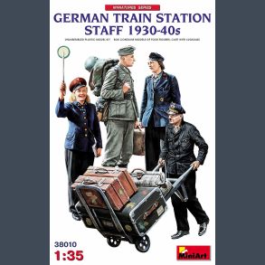 German Train Station Staff 1930-40s