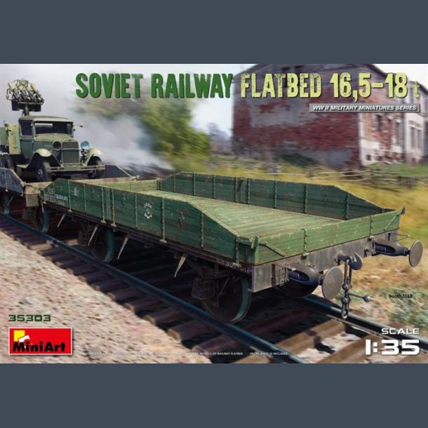 Soviet Railway Flatbed 16,5-18 t