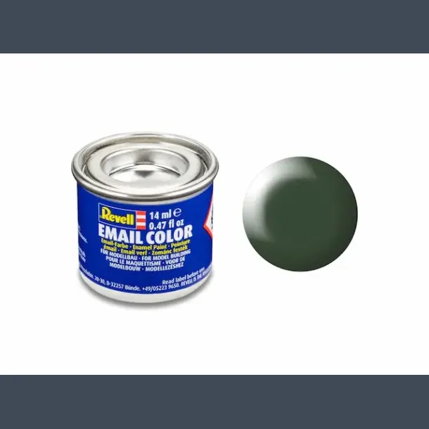 Silk "Dark Green"(RAL 6020) Email Color Enamel 14ml