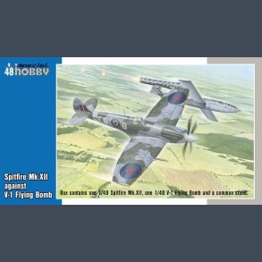 Spitfire Mk.XII against V-1 Flying Bomb