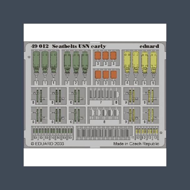 Seatbelts USN Early 1/48