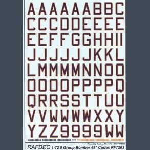 No.5 Group Lancasters - Mid 1944/45 48 inch, Red/Yellow Codes