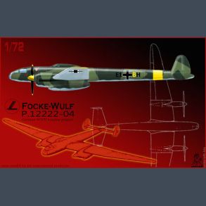 Focke-Wulf P.12222-04 German WWII bomber project