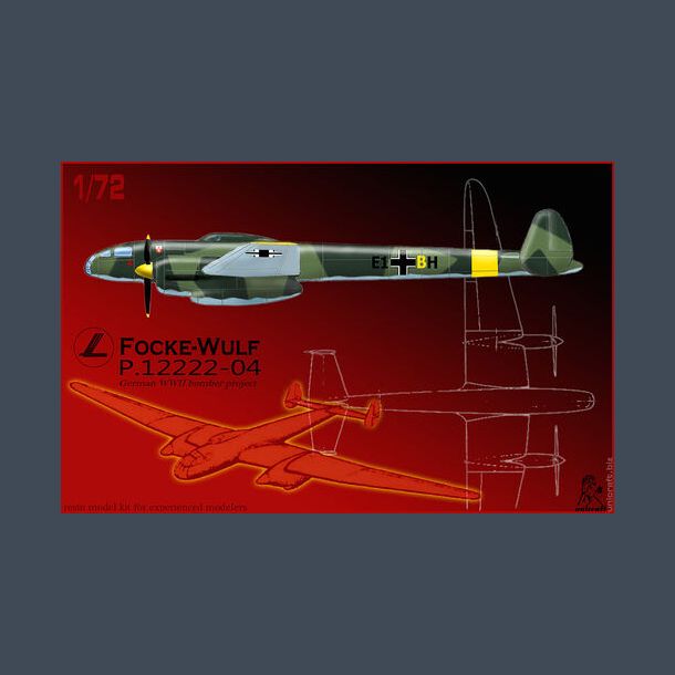 Focke-Wulf P.12222-04 German WWII bomber project
