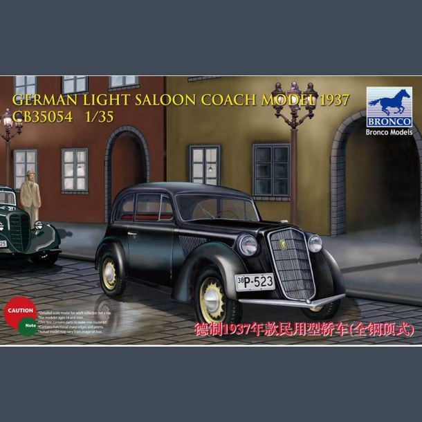 German Light Saloon Coach Model 1937
