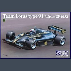 Team Lotus type 91 Belgian GP 1982