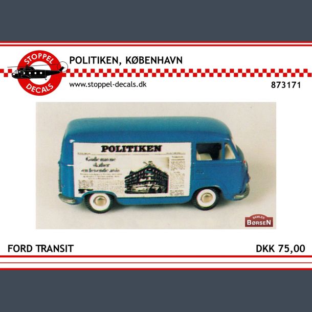 POLITIKEN, KBENHAVN, FORD TRANSIT