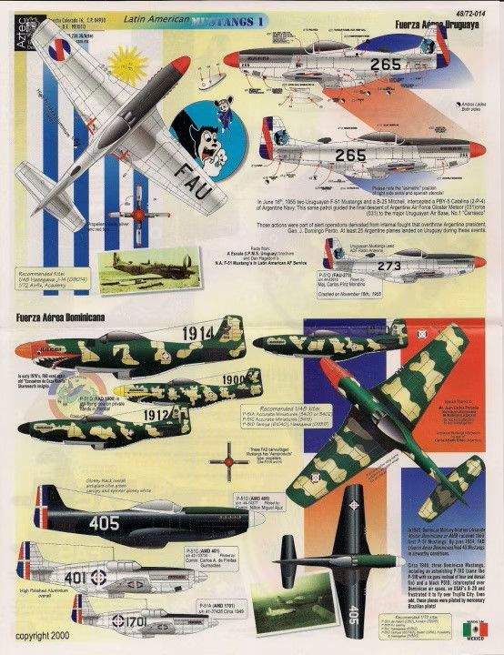 Latin American Mustangs I - Aztec Models - HobbyPlastik.dk