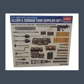 Allied & German Tank supplies Set I (A.F.V Miniature Accessories)
