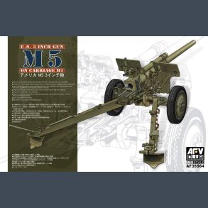 U.S. 3 inch Gun M5 & Carriage M1