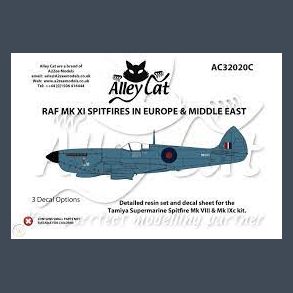 RAF MK XI spitfires in Europe & Middle East