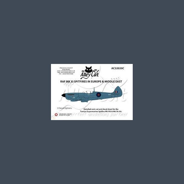 RAF MK XI spitfires in Europe &amp; Middle East
