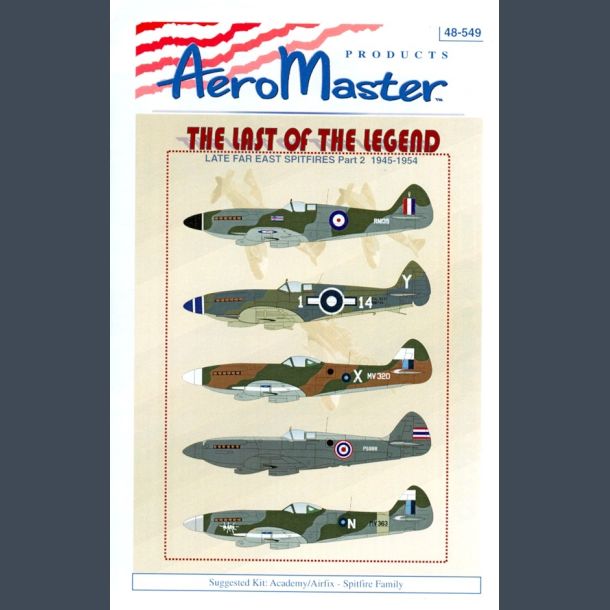 The Last Of The Legend - Spitfires Part 2 - AeroMaster - HobbyPlastik.dk