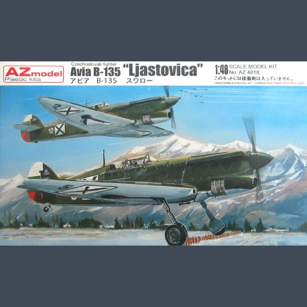 Czechoslovak fighter Avia B-135 "Ljastovica"