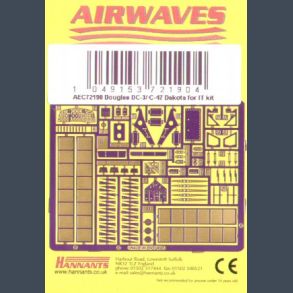 Aircraft detailing set - etched for Douglas DC-3/Douglas C-47 Dakota
