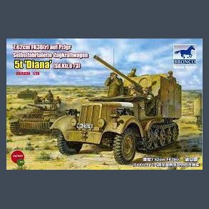 7.62 Cm FK36(r) aus PzJgr selbstfahrlaffette Zugkraftwagen 5t 