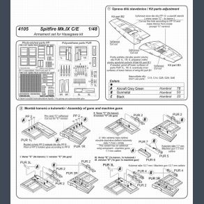 Armament set for Spitfire Mk. IX C/E