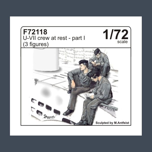 U-VII crew at rest - part I (3 figures)