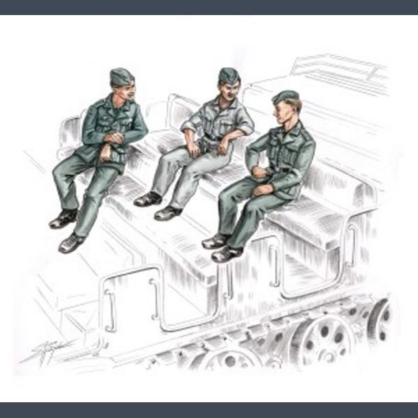 German soldiers for Famo (3 figures)