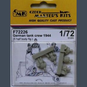 German tank crew 1944 (5 half body figures)