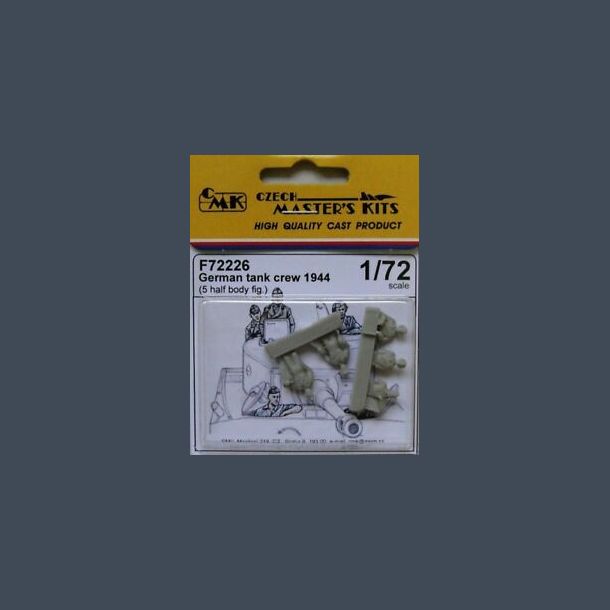 German tank crew 1944 (5 half body figures)