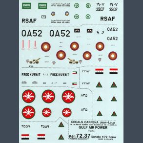 GULF AIR POWER DECALS