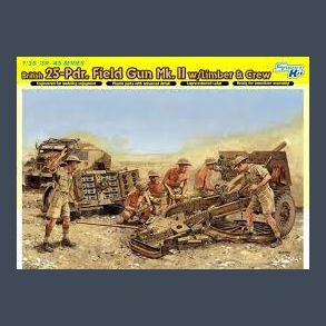 British 25-Pdr. Field Gun Mk. II w/Limber and crew