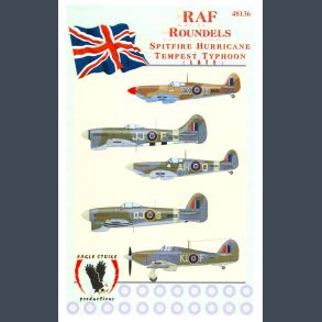 RAF Roundels - Spitfire Hurricane Tempest Typhoon (Late)