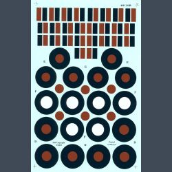 RAF Roundels - Spitfire Hurricane Tempest Typhoon (Late)